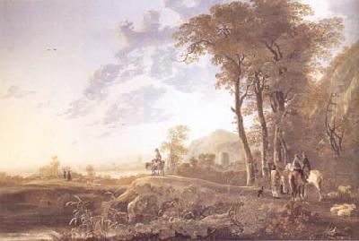 An Evening Landscape (mk25), Aelbert Cuyp